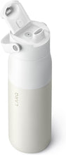 Load image into Gallery viewer, LARQ Bottle Swig Top 34oz - Insulated Stainless Steel Water Bottle With Built-In Silicone Handle | Thermos, BPA Free | Reusable Water Bottle for Sports, Gym, and Travel, Granite White
