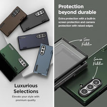 Load image into Gallery viewer, VRS DESIGN Terra Guard Modern for Galaxy Z Fold 7 (2025) – Magnetic Phone Case with Built-in Screen Protector, Rugged Dual Layer Protection &amp; Spring-Loaded Hinge Cover (Matte Black)
