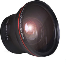 Load image into Gallery viewer, Tectra 55MM 0.43x Professional HD Wide Angle Lens (Macro Portion) for Nikon D3400, D3300, D3500, D5500, D5600 and Sony Alpha Cameras
