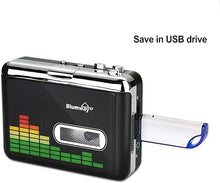 Load image into Gallery viewer, BlumWay USB Cassette to MP3 Converter, Portable Walkman Cassette Tape Player to MP3 Digital Converter, Audio Music Player Cassette Recorder with Earphone, No Need Computer
