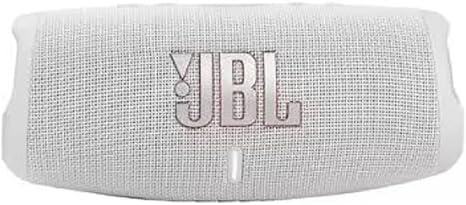 JBL Charge 5 - Portable Bluetooth Speaker with IP67 Waterproof and USB Out White,(JBLCHARGE5WHTAM)