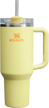 Load image into Gallery viewer, STANLEY Quencher H2.0 FlowState Stainless Steel Vacuum Insulated Tumbler with Lid and Straw for Water, Iced Tea or Coffee (Sunshine, 40 oz)
