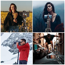 Load image into Gallery viewer, Carbon Fiber Tripod for Camera WEYLLAN 72.6&#39;&#39; Travel Camera Tripod Monopod, 32.5mm Carbon Camera Tripod Leg, Professional Carbon Travel Tripod for Sony Nikon Canon Fuji Dslr Camera (Without Ball Head)
