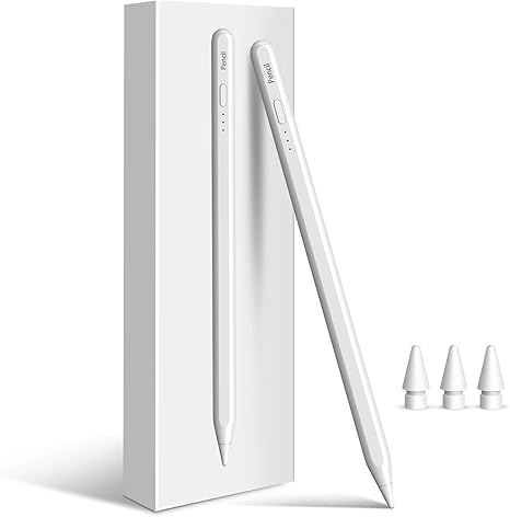 iPad Pencil 9th&10th Generation, 10 Mins Fast Charge Stylus Pen for Apple Pencil 1st/2nd iPad 6/7/8/9/10, iPad Pro 11