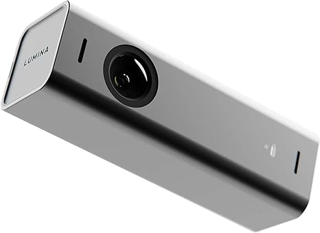 Lumina 4K Webcam: Studio-Quality Webcam Powered by AI. Look Great on Every Video Call. Compatible with Mac and PC (Atomic Grey)