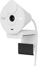 Load image into Gallery viewer, Logitech Brio 300 Full HD Webcam with Privacy Shutter, Noise Reduction Microphone, USB-C, certified for Zoom, Microsoft Teams, Google Meet, Auto Light Correction - Off White
