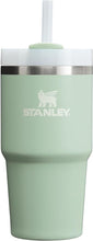 Load image into Gallery viewer, Stanley Quencher H2.0 FlowState Stainless Steel Vacuum Insulated Tumbler with Lid and Straw for Water, Iced Tea or Coffee, Smoothie and More, Matcha Cream, 20oz
