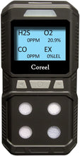 Load image into Gallery viewer, 4 Gas Monitor, Portable CO, H2S, O2,EX Gas Detector Meter - Ready to Use (Black)
