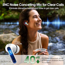 Load image into Gallery viewer, Wireless Earbuds, 2025 Bluetooth Headphones 5.3 HiFi Stereo Earphones, 40H Playtime in-Ear Earbud, Bluetooth Earbud with LED Power Display, IP7 Waterproof Earphones Sport Headset for Android iOS
