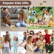 Load image into Gallery viewer, HWWR Karaoke Machine for Kids, Mini Karaoke Machine with 2 Microphones &amp; LED Lights for Home Party, Toys for Girls Boys, Family Easter Christmas Birthday Gift for Kids 4 5 6 7 8 9 10 11 12+ Years Old
