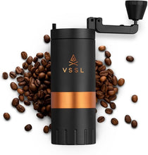 Load image into Gallery viewer, VSSL Java G25 Coffee Manual Coffee Grinder, Up To 25 Gram Capacity, Stainless Steel Conical Burr, Carbon
