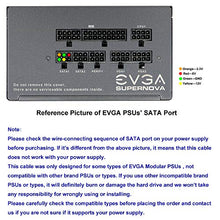 Load image into Gallery viewer, COMeap Molex Power Cable for EVGA PSUs, 6 Pin to 3X 4 Pin Molex Hard Drive Adapter Splitter for Some Specific Types of EVGA Power Supply 20-in(50cm)
