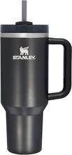 Load image into Gallery viewer, Stanley Quencher H2.0 FlowState Stainless Steel Vacuum Insulated Tumbler with Lid and Straw for Water, Iced Tea or Coffee, Smoothie and More, Black Glow, 40 oz
