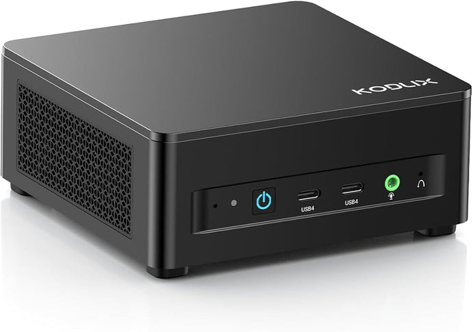 AD78 Mini PC, AMD Ryzen 7 7840HS (8C/16T, up to 5.1GHz), 32GB DDR5 1TB PCle4.0 SSD, Desktop Mini Computer AMD Radeon 780M, 8K Quad Display 2xHDMI+2xUSB4, 2.5G LAN/WiFi6E/BT5.3, Gaming/Office