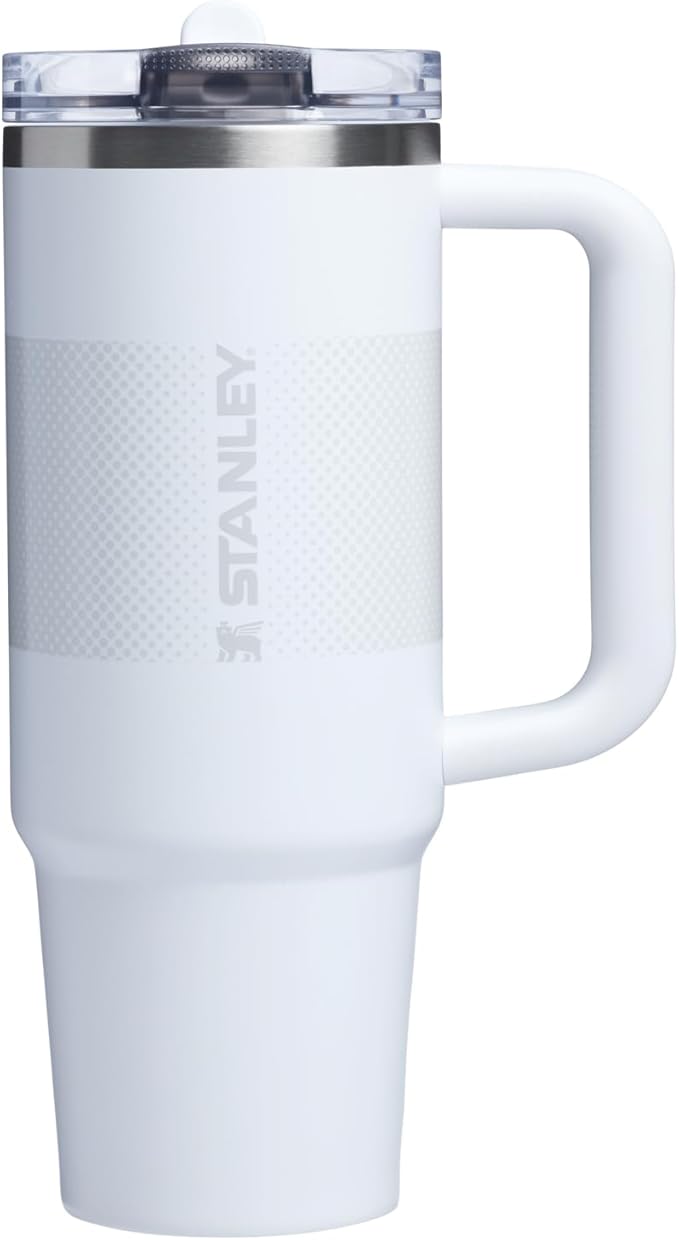 Stanley Quencher ProTour Flip Straw Tumbler with Leakproof Lid 30 oz | Built-In Straw & Handle | Cupholder Compatible for Travel | Insulated Stainless Steel Cup | BPA-Free | Frost Fade