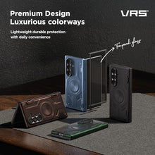 Load image into Gallery viewer, VRS DESIGN Terra Guard Active for Galaxy Z Fold 7 (2025) – Rugged Magnetic Case with Built-in Screen Protector &amp; Semi-Auto Hinge Protection (Matte Black)
