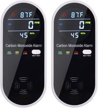 Load image into Gallery viewer, 3 in 1 Carbon Monoxide Detector, KH Alert Portable Carbon Monoxide Detectors for Travel, Plug in Carbon Monoxide Detector with Temperature Humidity Sensor Built-in, Easy to Read &amp; Install
