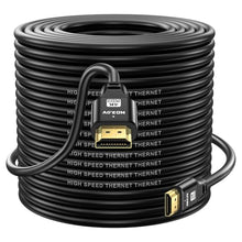 Load image into Gallery viewer, jojobnj HDMI Cable 100ft, 4K@60Hz, 18Gbps High Speed HDMI 2.0 Cord, Ultra HD,Ethernet Audio Return,Video 4K,1080p,3D,Arc, HDR Compatible with Xbox,PS5/PS4,HDTV,Laptop ect(Black)
