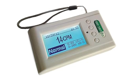 GQ GMC-500Plus Geiger Counter Nuclear Radiation Detector Monitor Dosimeter, white