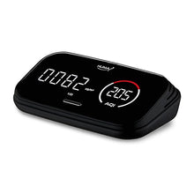 Load image into Gallery viewer, Huma-i Smart (HI-300), Indoor Air Quality Monitor Which Measures CO2, VOC, Particle Matter (PM2.5 PM10 PM1.0), Temperature, Humidity with a Mobile app, Black
