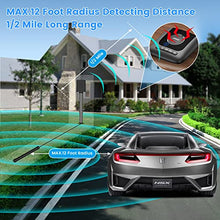 Load image into Gallery viewer, Chtoocy Solar Wireless Driveway Alarm Sensor 1/2 Mile Driveway Alarms Outside Weatherproof Driveway Aler Motion, Vehicle Detecting Motion Alarms for Cars Only, Ignores Animals and People

