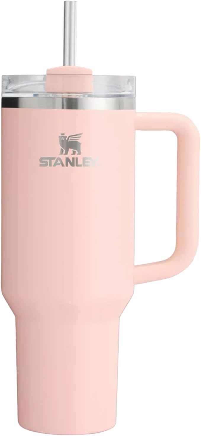 STANLEY Quencher H2.0 FlowState Stainless Steel Vacuum Insulated Tumbler with Lid and Straw for Water, Iced Tea or Coffee (Glazed Donut, 40 oz)