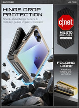 Load image into Gallery viewer, SUPCASE for Samsung Galaxy Z Flip 7 Case with Built-in Stand &amp; Belt-Clip (Unicorn Beetle Pro), [Hinge Protection] [Front Tempered Glass Screen Protector] Full Body Military-Grade Phone Cover, Desert
