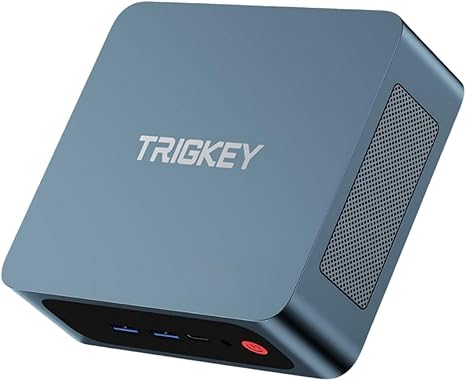 TRIGKEY Ryzen 7 Pro 5850U Mini PC, 8C/16T, Up to 4.4GHz, Mini Computer 32G DDR4 1TB NVMe SSD, DP+HDMI+Type-C Triple-Screen 4K Output, WiFi-6, BT 5.2, Office/Home Micro PC