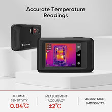 Load image into Gallery viewer, HIKMICRO Thermal Imaging Camera PocketC 256 x 192 IR Resolution Thermal Camera with 8MP Visual Camera, 25 Hz, 3.5&quot; Touch Screen Thermal Scanner, IP54, -4°F~752°F, No-WiFi
