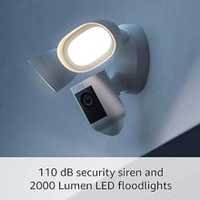 Load image into Gallery viewer, Ring Floodlight Cam Wired Pro with Bird’s Eye View and 3D Motion Detection, White
