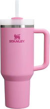 Load image into Gallery viewer, Stanley Quencher H2.0 FlowState Stainless Steel Vacuum Insulated Tumbler with Lid and Straw for Water, Iced Tea or Coffee, Smoothie and More, Peony, 40oz
