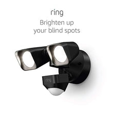 Load image into Gallery viewer, Ring Smart Lighting – Floodlight, Wired, Outdoor Motion-Sensor Security Light, Black (Bridge required)
