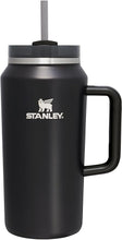 Load image into Gallery viewer, Stanley Quencher H2.0 FlowState Stainless Steel Vacuum Insulated Tumbler with Lid and Straw for Water, Iced Tea or Coffee, Smoothie and More, Black Glow, 64 oz
