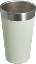 Load image into Gallery viewer, STANLEY Adventure Inulsated Stacking Beer Pint Glass, 16oz Stainless Steel Double Wall Rugged Metal Drinking Tumbler
