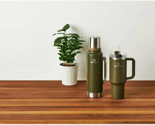 Load image into Gallery viewer, Stanley x Magnolia 40oz Stainless Steel H2.0 Flowstate Quencher Tumbler - Peet Moss
