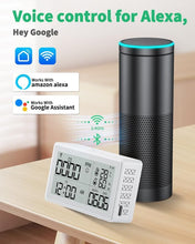 Load image into Gallery viewer, ELECTOP Portable Carbon Monoxide Detectors, WiFi Co Gas Monitor for Air Quality, [3-in-1] CO Detector, Humidity, Temperature Meter, CO Sensor Alarm Detector with Lanyard for Home and Travel
