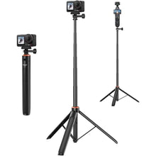 Load image into Gallery viewer, 53" Osmo Action Selfie Stick Tripod for DJI Action 5 Pro/4/3, Extendable Handle Grip w Magnetic Quick-Release Adapter Mount, Extension Rod/Standing Stand/Accessories for Travel Vlogging Video Shooting_1
