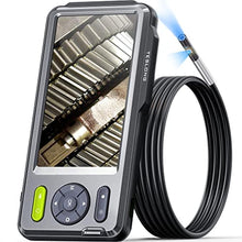 Load image into Gallery viewer, 5mm Dual Lens Inspection Camera, Teslong Borescope with LED Light, HD Industrial Endoscope, 5" IPS Screen, Waterproof Video Scope Camera, Flexible Cable for Home/Automotive/Pipe/Car/Wall(5FT)_1
