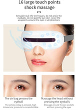 Load image into Gallery viewer, Smart Tapping Eye Massager, 3-Speed Mode, Sleep aid Music, Bluetooth, Vibration Massage, Voice Broadcasting, Vibration Massage, Relieving Eye Soreness, Vision Loss &amp; Fatigue, Dry Eyes etc
