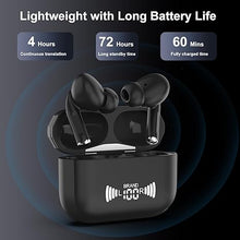 Load image into Gallery viewer, Language Translator Earbuds,with 138 Languages, Real time Smart Translator Fast Reaction with Noise Cancelling,Bluetooth Earphones,Free Mode,Touch Mode to Control Translation,Speaker Mode
