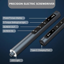Load image into Gallery viewer, 3.7V Mini Electric Screwdriver Set, 5 Torque Settings 49-in-1 Electric Precision Screwdriver, LED Lights, Pry Bar, Tweezer, Repair Tool Kit for iPhone, Computer, Camera, Laptop, Pc, Watch
