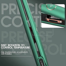 Load image into Gallery viewer, 1 Inch Hair Straighteners Professional Flat Iron 3D Floating Mirror Titanium Plates Hair Curling and Straightening 450 Max High Heat Adjustable Temperature
