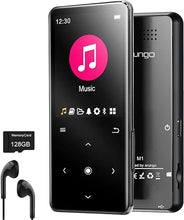 Load image into Gallery viewer, 128GB MP3 Player with Bluetooth 5.2, Music Player Built-in Speaker, FM Radio, Voice Recorder, HiFi Sound, E-Book Function, Earphones Included
