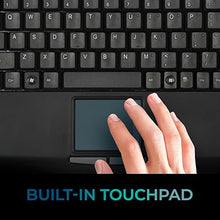 Load image into Gallery viewer, Adesso AKB-425UB - Easytouch Rackmount USB Touchpad Keyboard, Black
