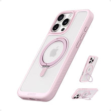 Load image into Gallery viewer, Anker Ultra Magnetic for iPhone Case with Sturdy 360° Ring Stand, Military-Grade Shockproof Kickstand Compatible with MagSafe (for iPhone 16 Pro, Pink)
