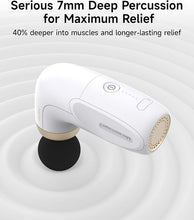 Load image into Gallery viewer, A1 Super Mini Massage Gun, Percussion Deep Tissues Muscle Massager, Travel Massage Gun, Compact Sports Massager, Portable Handheld Massager for Office Gifts for Him/Her, Home, Athletes(White)
