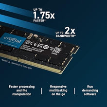 Load image into Gallery viewer, Crucial RAM 8GB DDR5 5200MHz (or 4800MHz) Laptop Memory CT8G52C42S5
