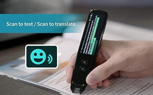 Load image into Gallery viewer, PenPower WorldPen Scan Go | OCR Reading Pen | Text to Speech for Dyslexia| Pen Scanner for Data Input | Pen Translator | Wireless Standalone | LCD Touchscreen | Wi-Fi Connection
