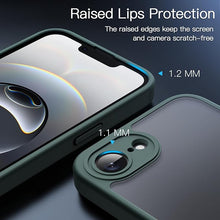 Load image into Gallery viewer, JETech Matte Case for iPhone 16e 6.1-Inch 2025, Shockproof Military Grade Drop Protection, Frosted Translucent Back Phone Cover, Anti-Fingerprint (Dark Green)
