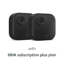 Load image into Gallery viewer, Free Blink Outdoor 2 camera system (4th Gen) With 1-Year Subscription – Wire-free smart security camera, two-year battery life, HD live view, person detection, Works with Alexa
